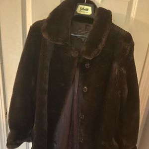 Vintage Express Faux Fur Coat